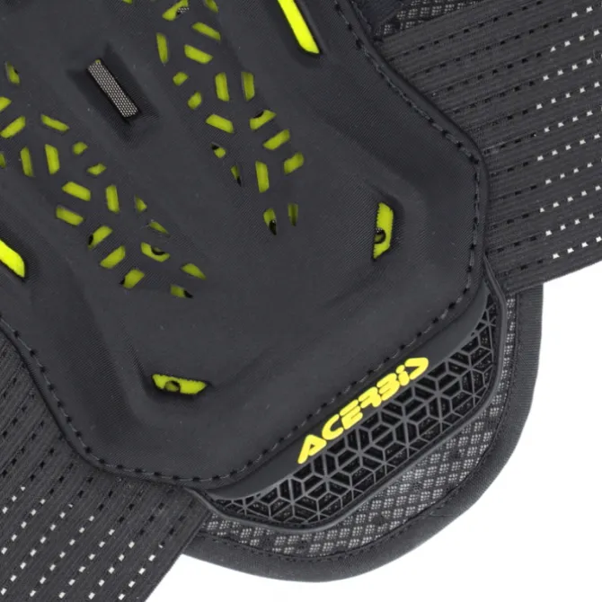 Pettorina Acerbis Plasma Junior Nero Giallo Fluo