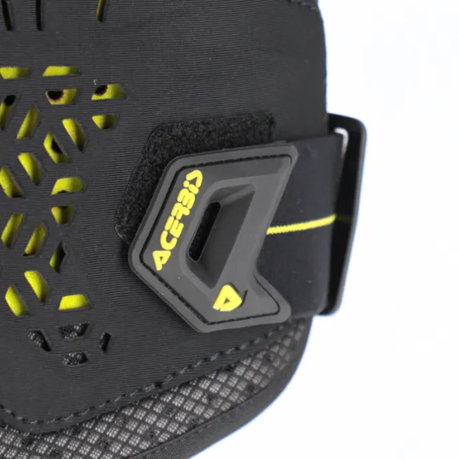 Pettorina Acerbis Plasma Junior Nero Giallo Fluo