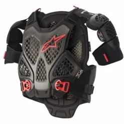 Pettorina A-6 Chest Nero Rosso