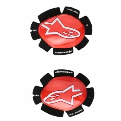 Saponette Ginocchia Gp Plus Knee Slider Rosso Bianco
