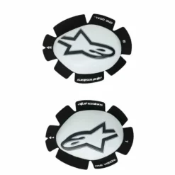Saponette Ginocchia Gp Plus Knee Slider Bianco Nero