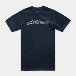 T-shirt Alpinestar Blaze 2.0 CSF Blu Navy Bianco