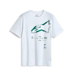 T-shirt Alpinestar Gerografica CSF bianco verde