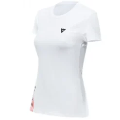 T-shirt Dainese Logo Lady Bianco Nero