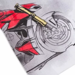 T-shirt Ducati Discovery per bambini bianca