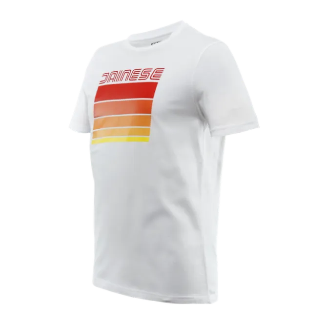 T-shirt Stripes Bianco Rosso