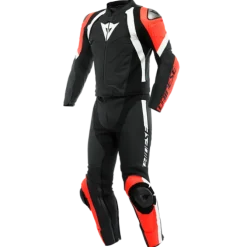 Tuta Avro 4 Div Nero Rosso Fluo Bianco