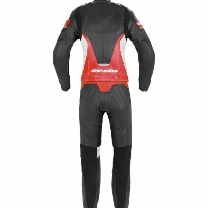 Tuta Laser Touring Lady Nero Rosso