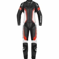 Tuta Laser Touring Lady Nero Rosso