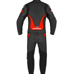 Tuta Laser Touring Nero Rosso