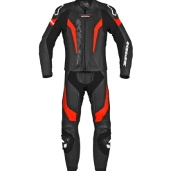 Tuta Laser Touring Nero Rosso